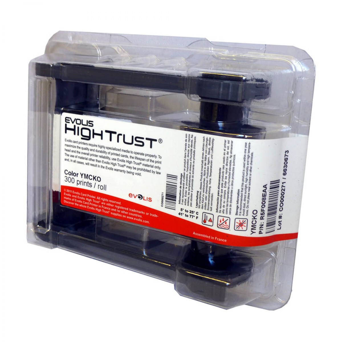 Кольорова стрічка Evolis R5F008EAA